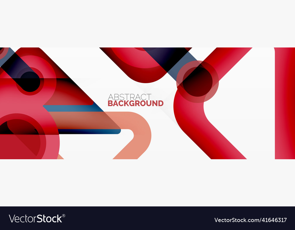 Geometric primitives lines circles abstract