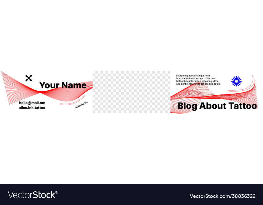 Abstract white and red header for blog about vector image Abstract white and red header for blog about