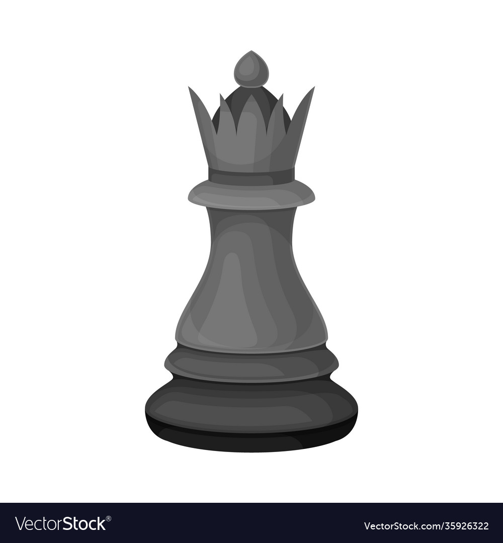 Chess pieces, black king and white queen, rivalry or romance Stock