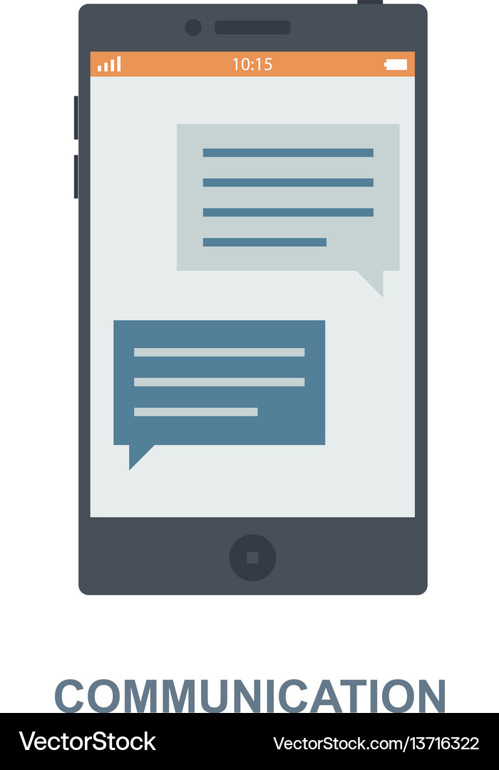 Communication concept design Royalty Free Vector Image