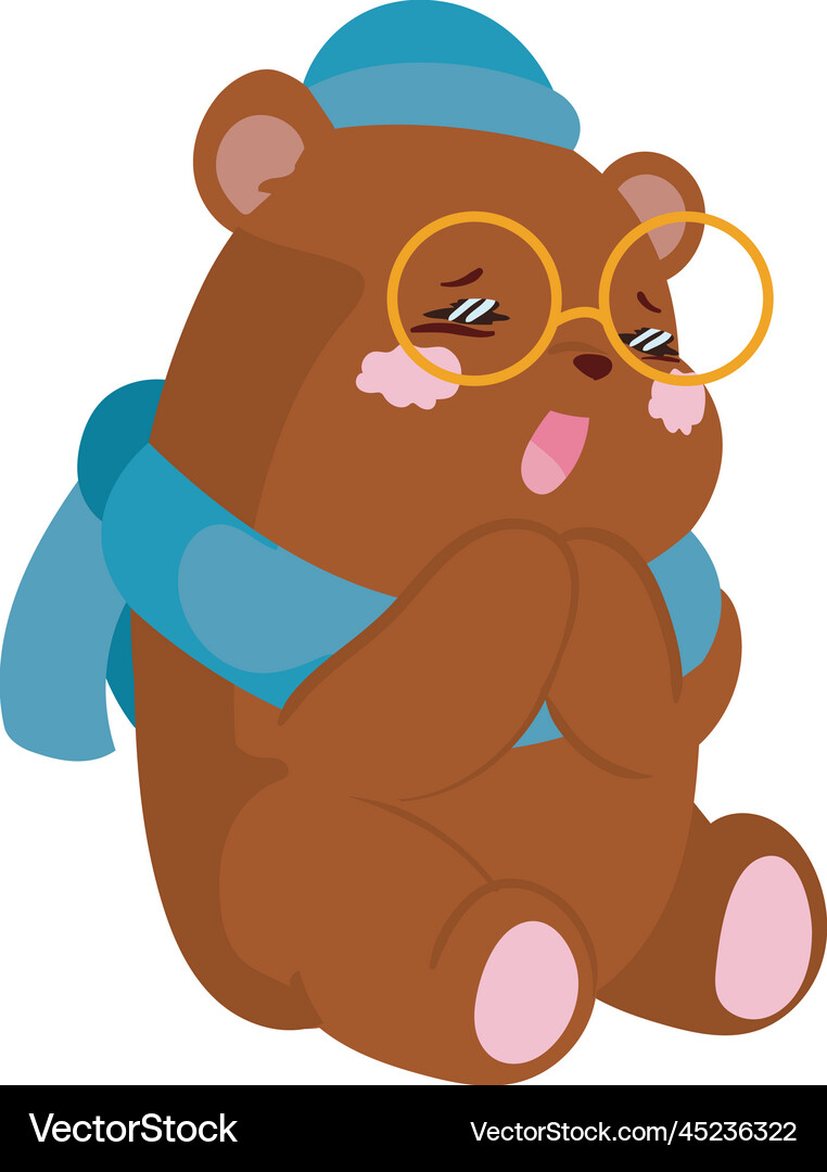 Cute bear Royalty Free Vector Image - VectorStock