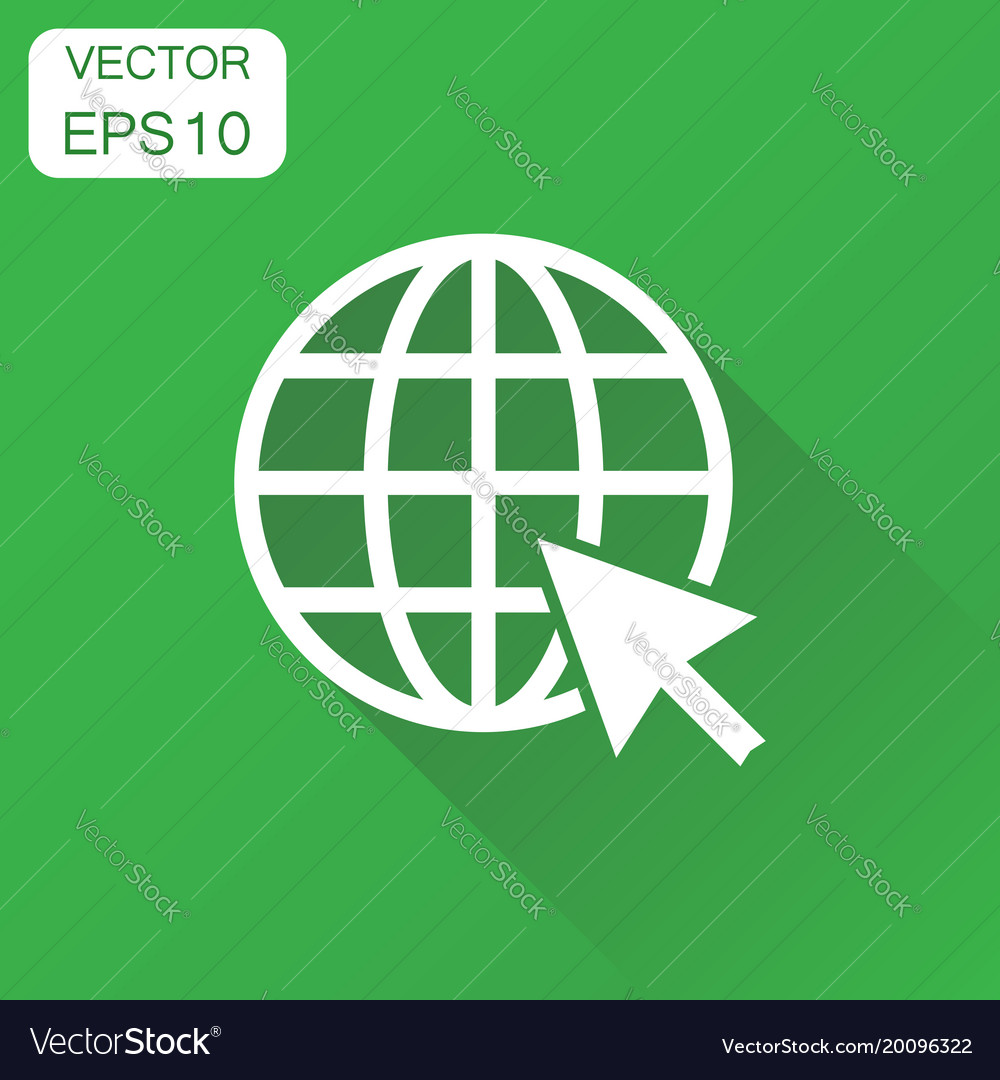 Go to web icon business concept network internet