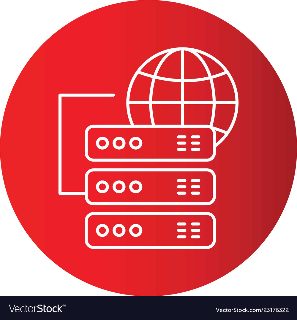 Gradient line circle perfect icon or pigtogram