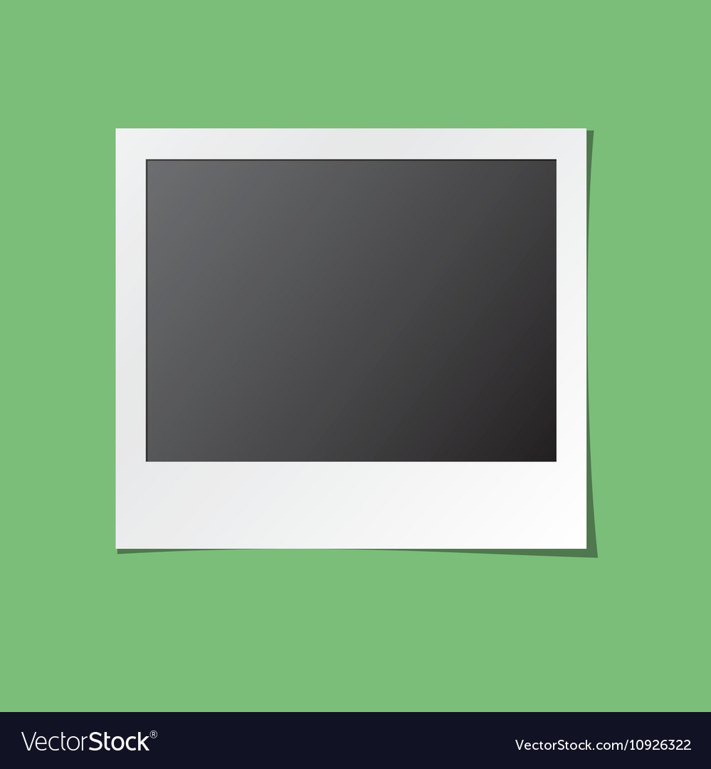 Instant Photo Frame Isolated Royalty Free Vector Image Instant Photo Frame Isolated Vector Image