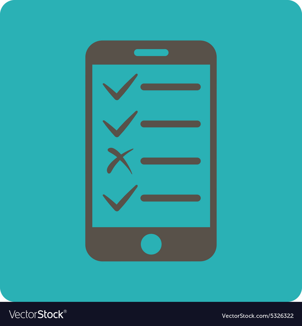 Mobile tasks icon from commerce buttons overcolor