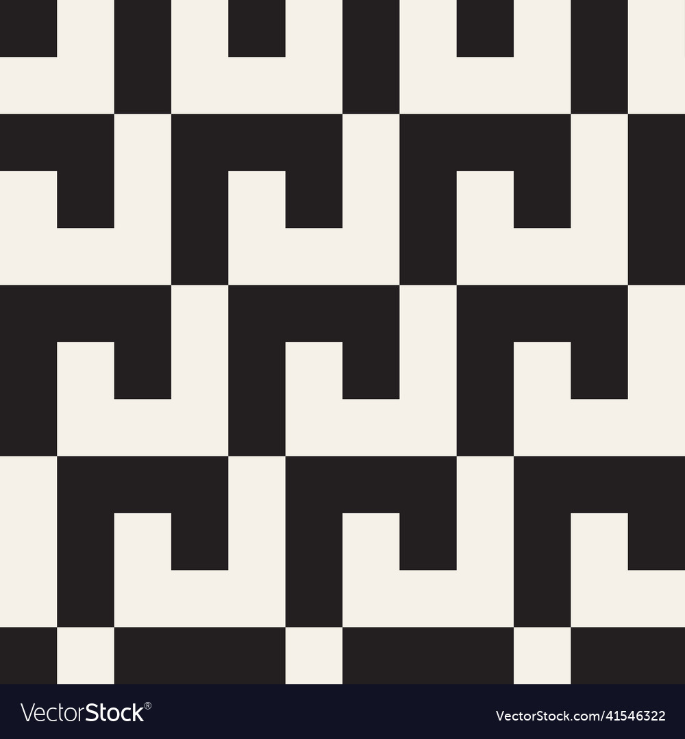 Seamless pattern repeating geometric elements vector image Seamless pattern repeating geometric elements