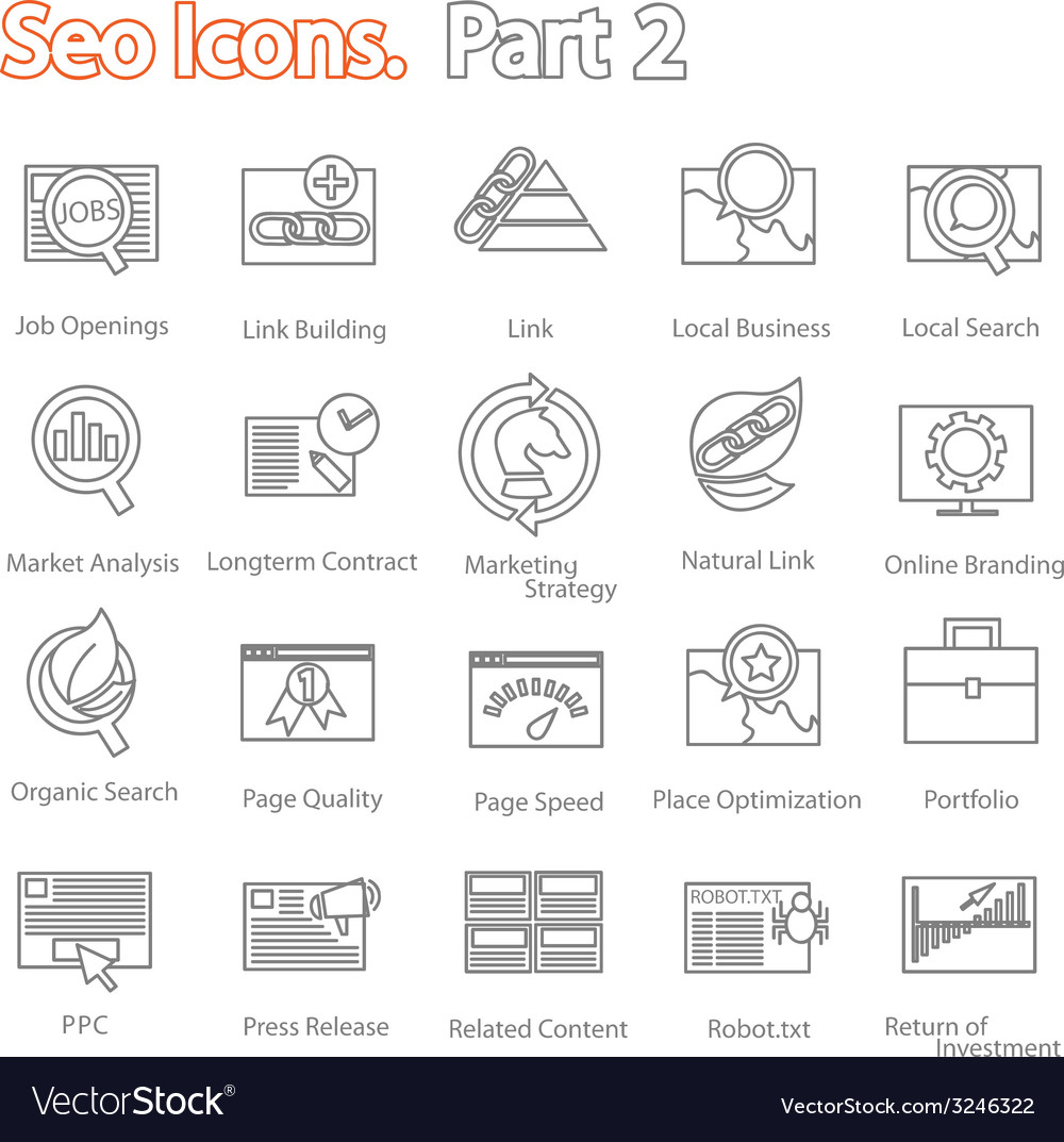 Seo icons set part 2