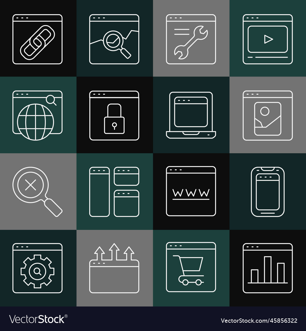 Set line graph chart infographic mobile phone