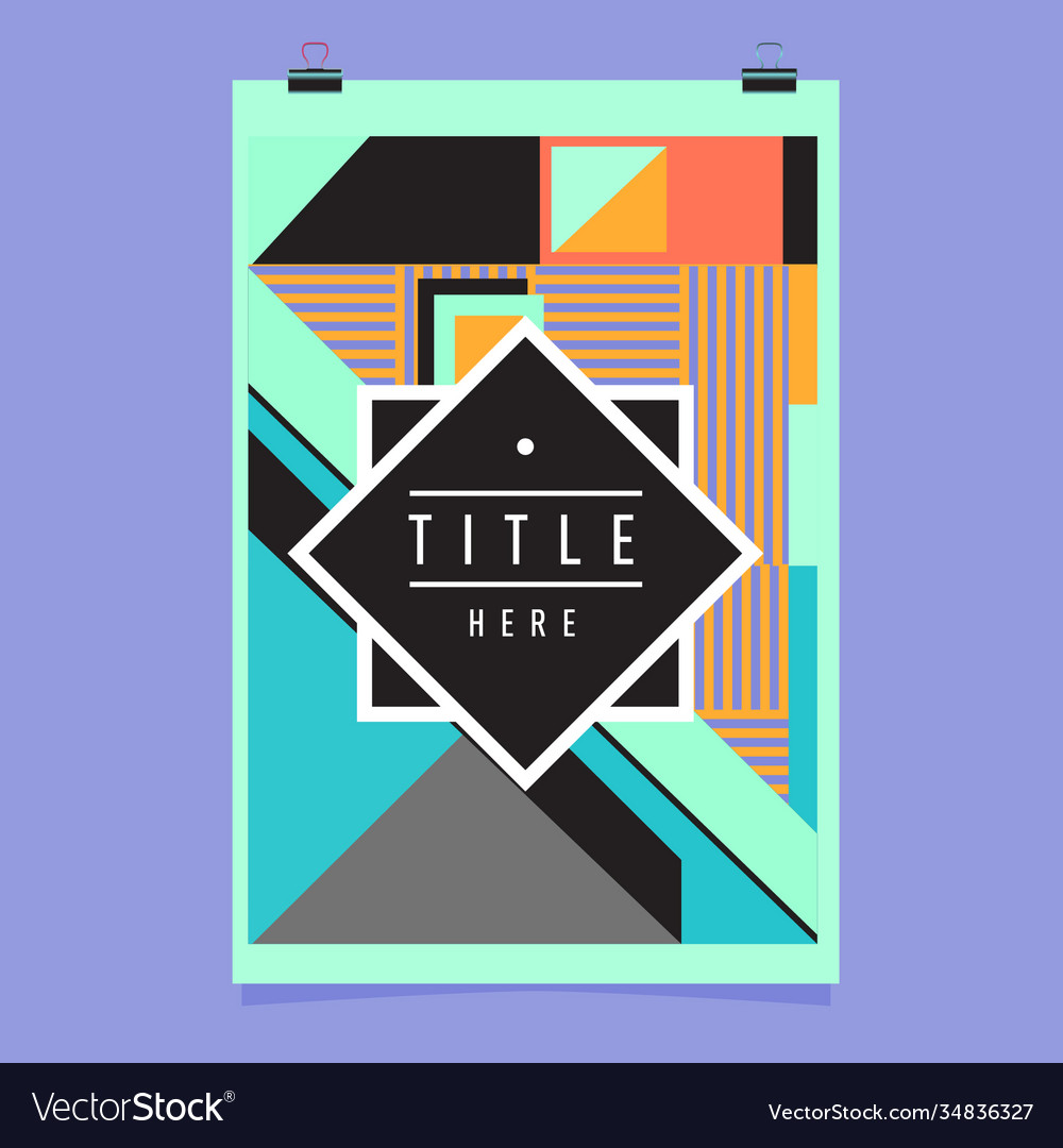 Abstract colorful geometric pattern background Vector Image Abstract colorful geometric pattern background