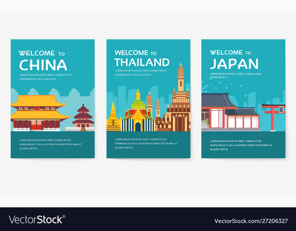 Country usa england china frnace russia vector image Country usa england china frnace russia