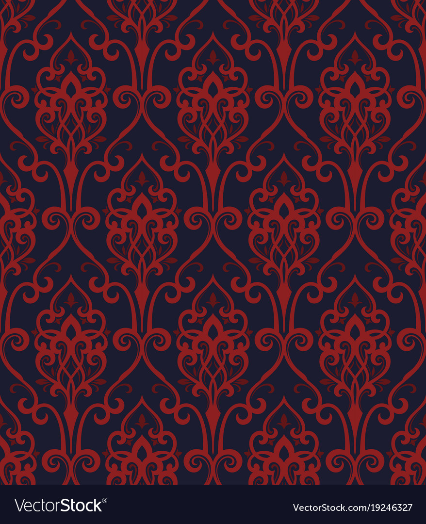 Damask seamless pattern