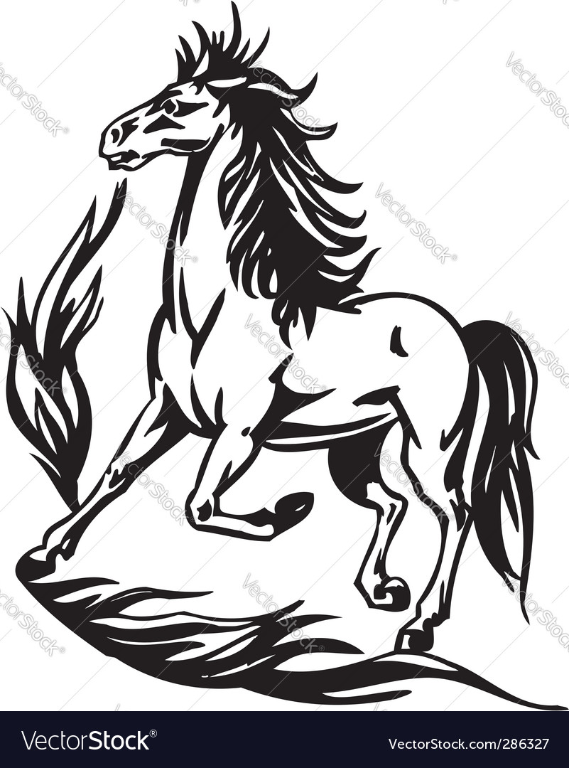 Horse Royalty Free Vector Image - VectorStock