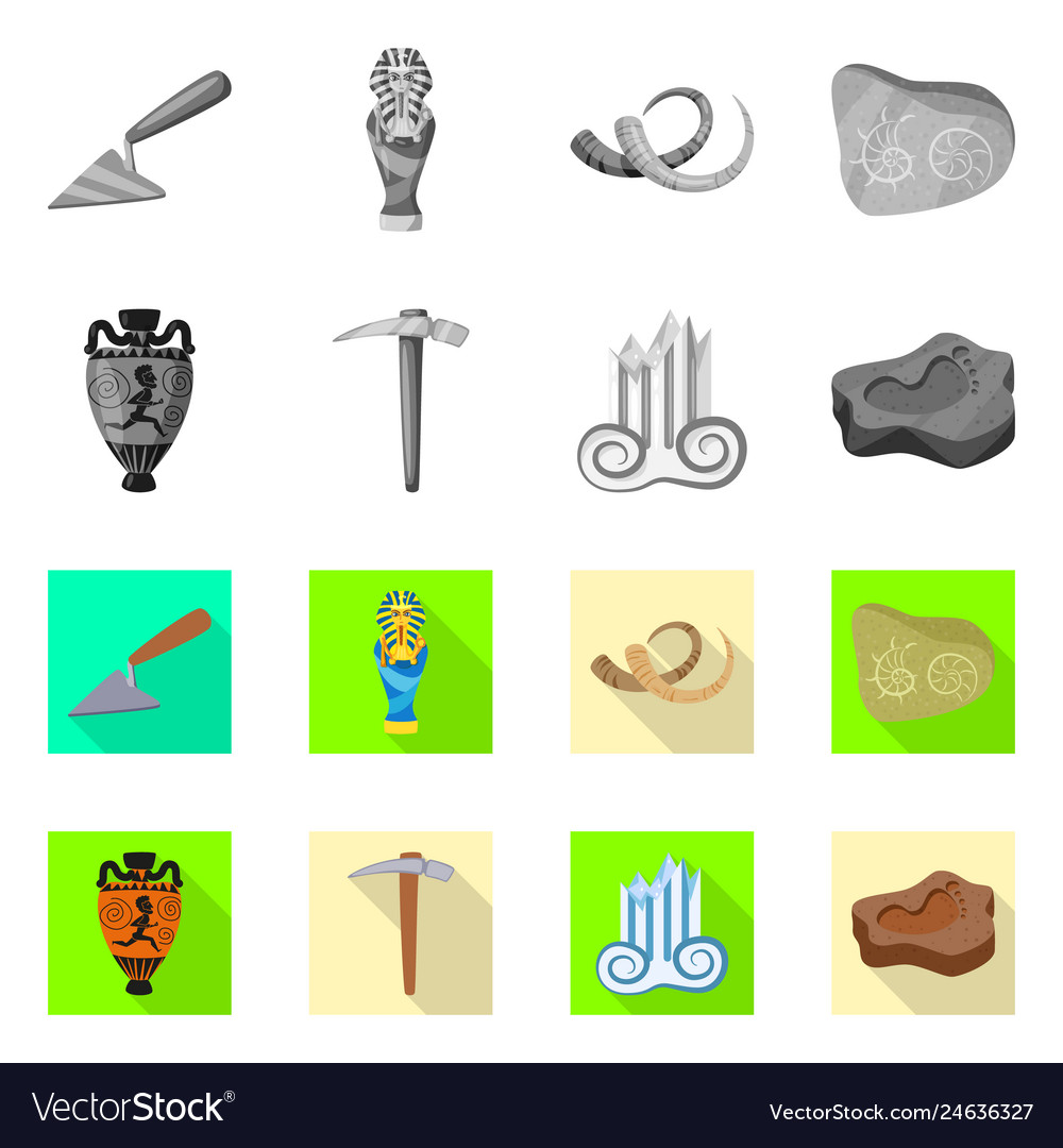 Isolated object of story and items symbol vector image Isolated object of story and items symbol