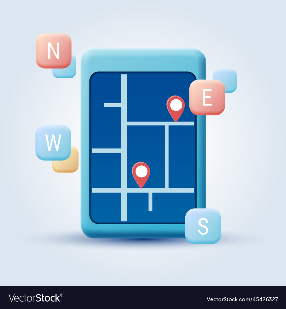 Navigation concept vector image Navigation concept