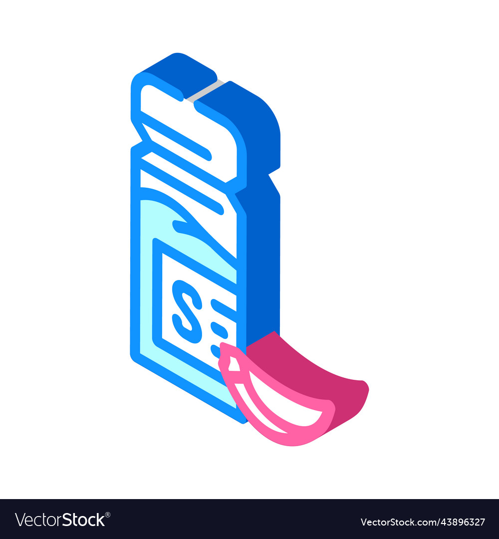 Salt garlic isometric icon