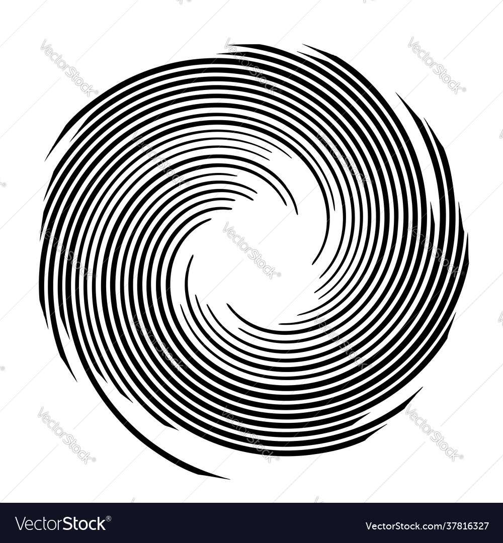 Spiralling swirl twirl whirl design element
