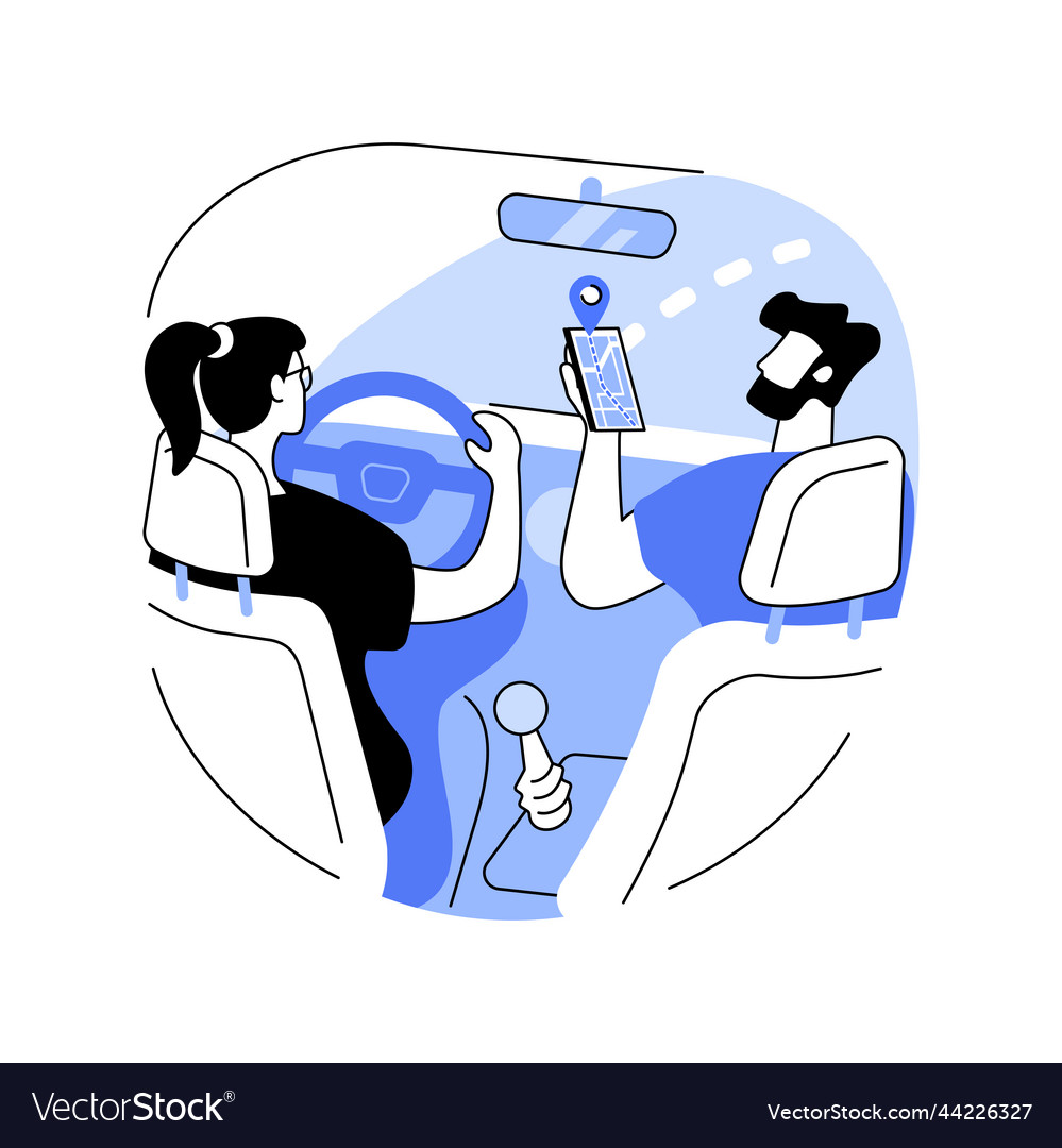 Using navigation isolated cartoon