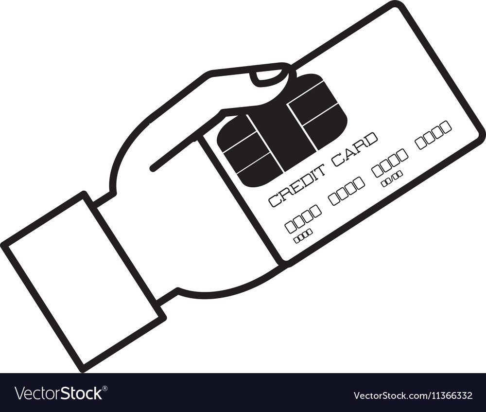 Credit card isolated icon
