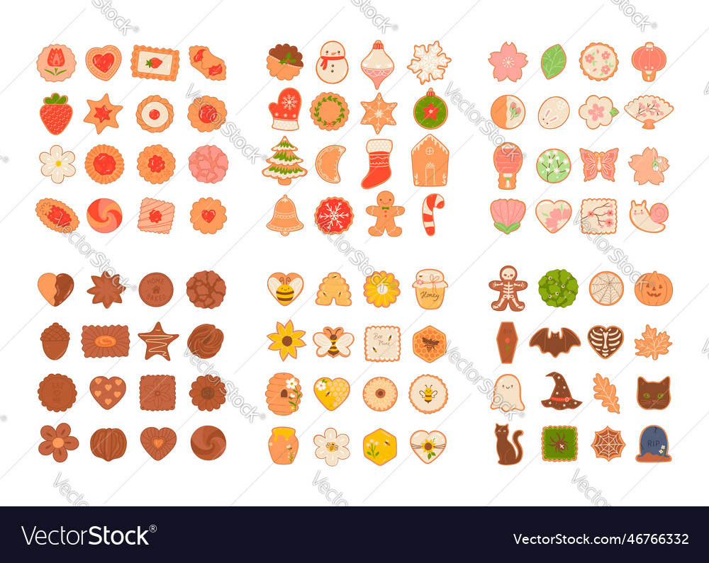 Cute Cookie Set - Variety of Shapes