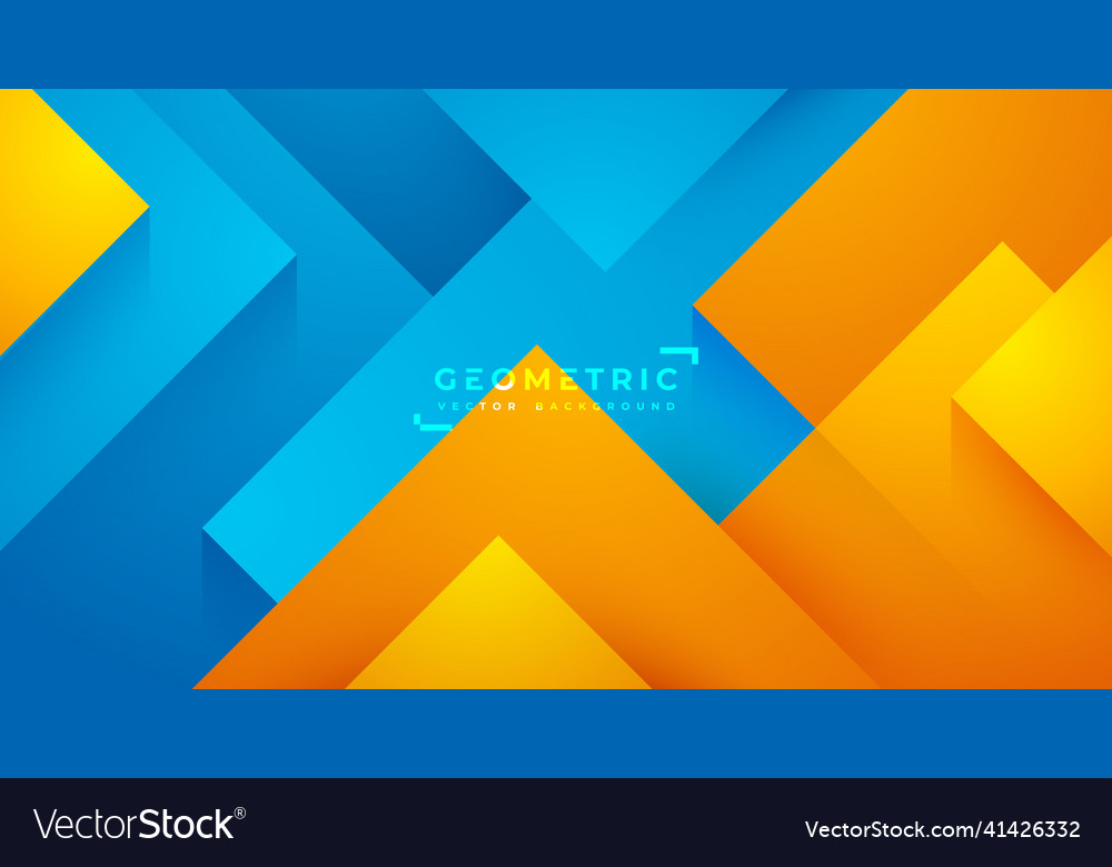 Geometry background with 3d style