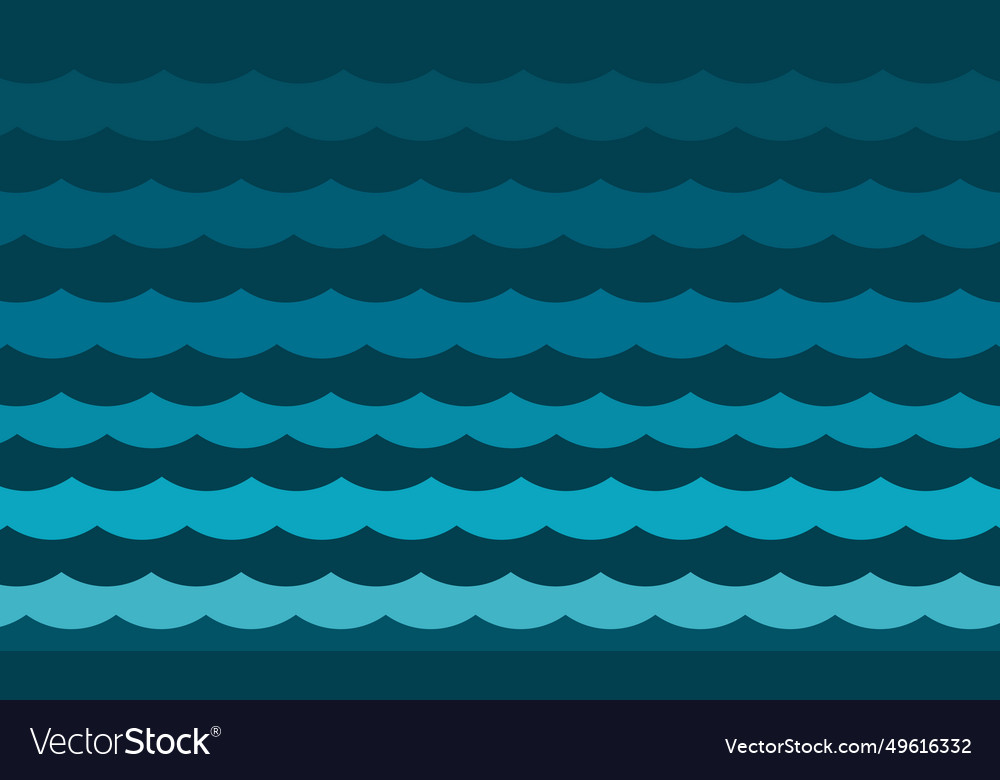 Sea wavy background with sharp corners horizontal
