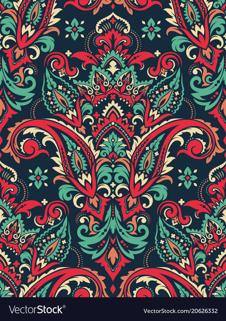 Seamless Paisley Pattern Royalty Free Vector Image