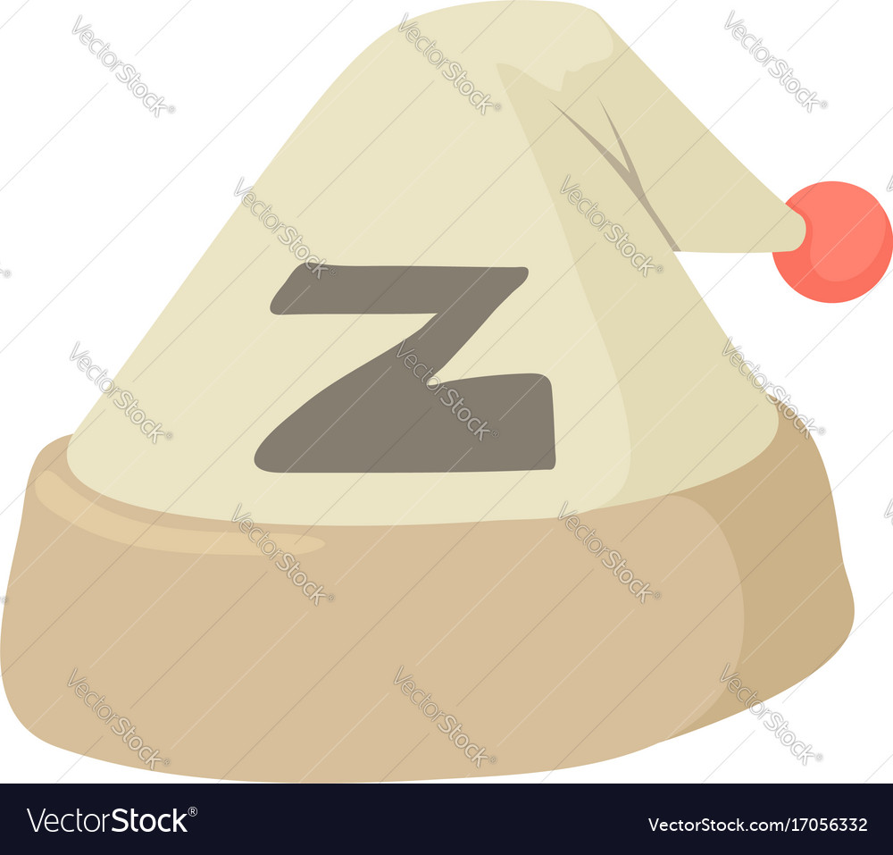 Sleeping hat icon cartoon style Royalty Free Vector Image