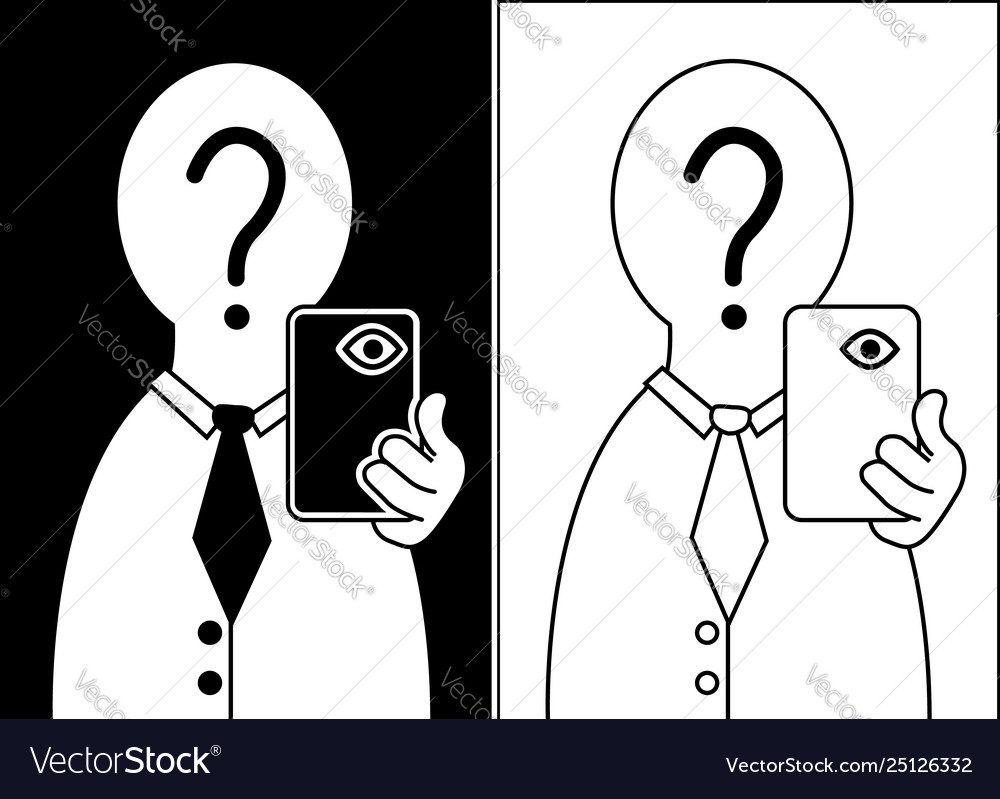 Unknown identity phone user