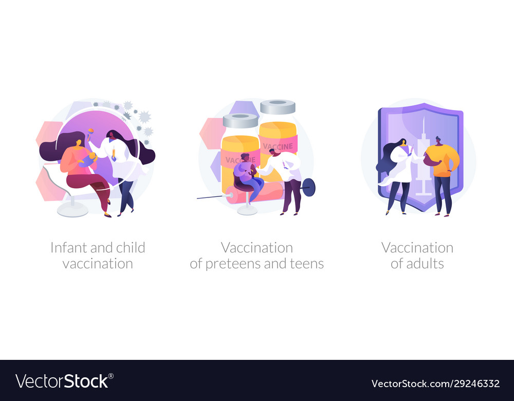 Vaccine-preventable diseases abstract concept