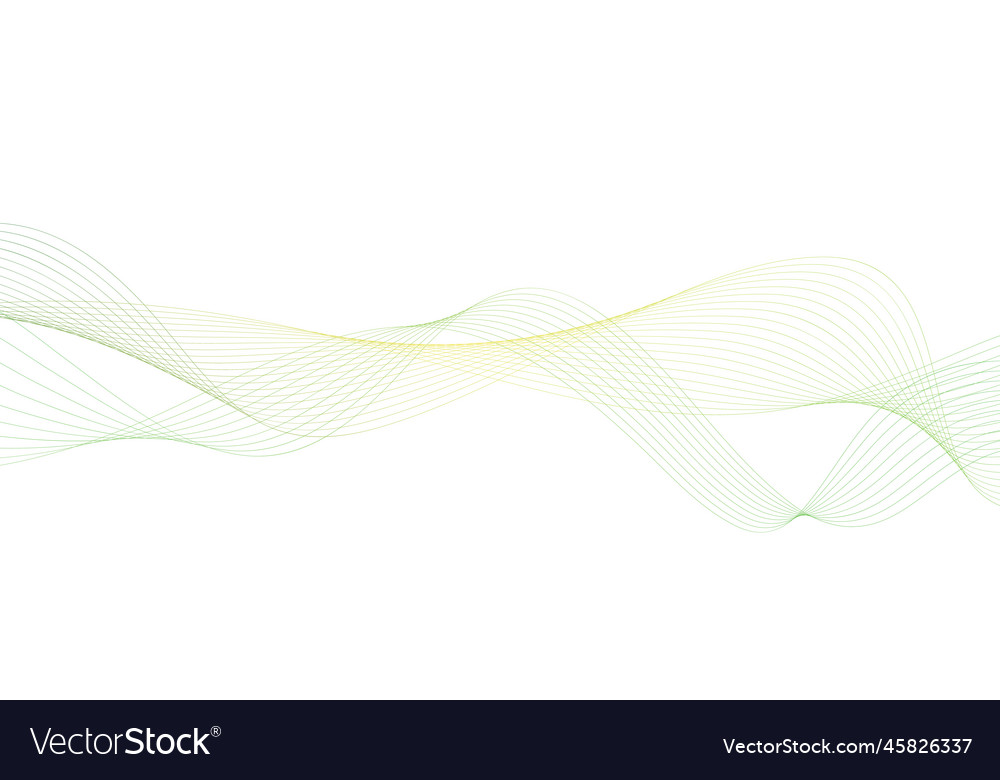 Abstract colorful wave element for design vector image Abstract colorful wave element for design