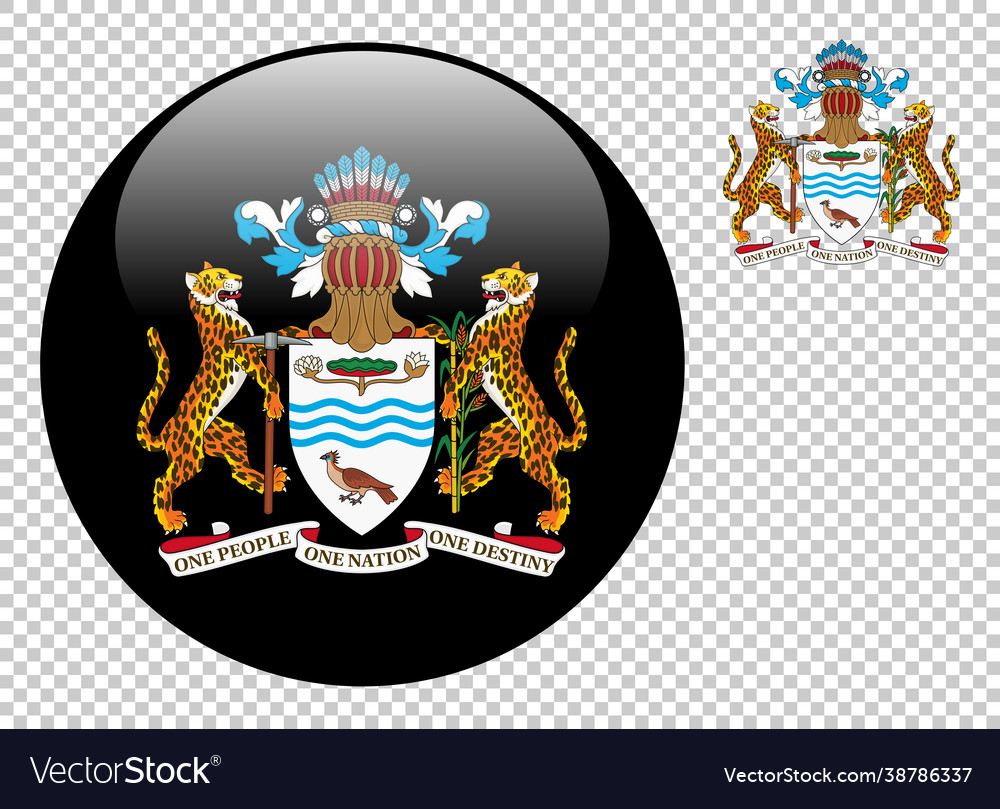 Coat arms guyana Royalty Free Vector Image VectorStock