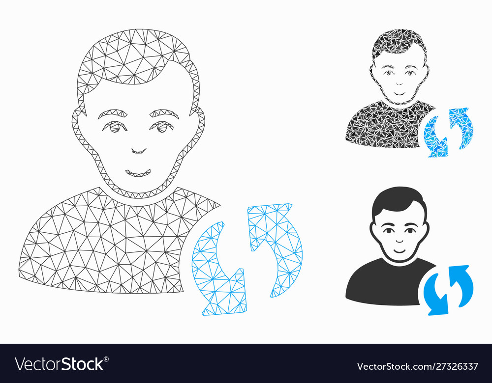 User update mesh network model and triangle