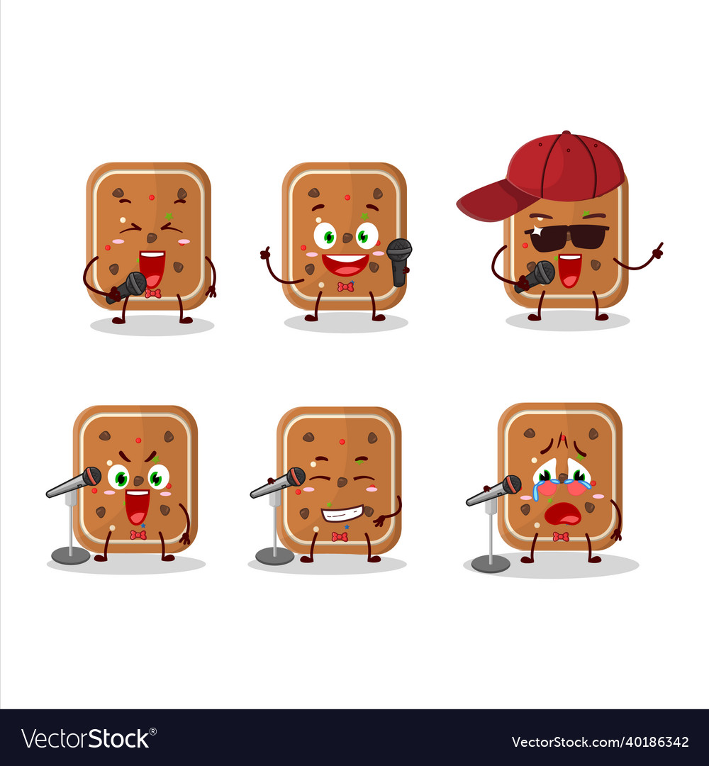 Ein niedliches Cartoon Design Konzept von Ingwerbread vector image Ein niedliches Cartoon Design Konzept von Ingwerbread