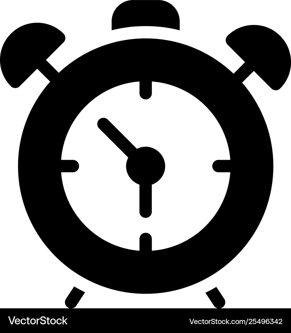 Alarm clock Royalty Free Vector Image - VectorStock