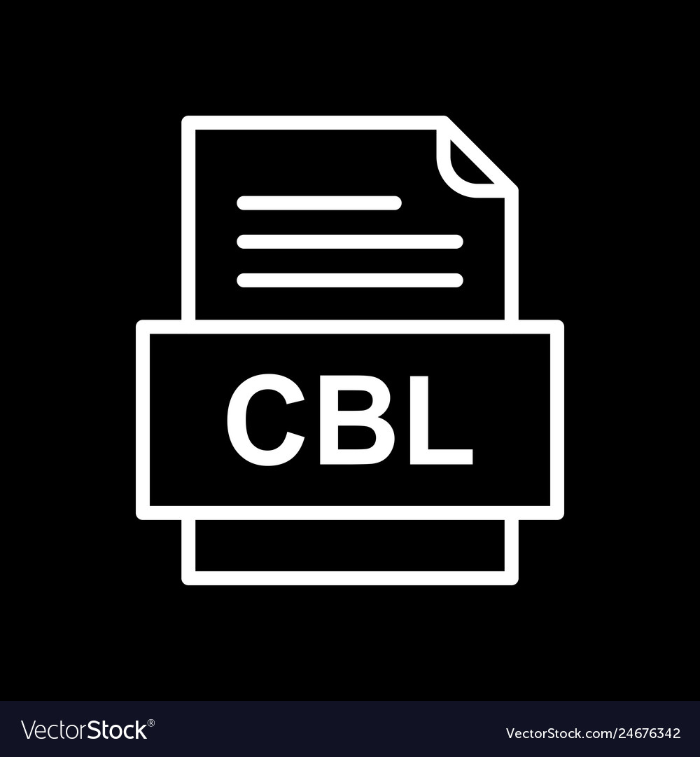 Cbl file document icon