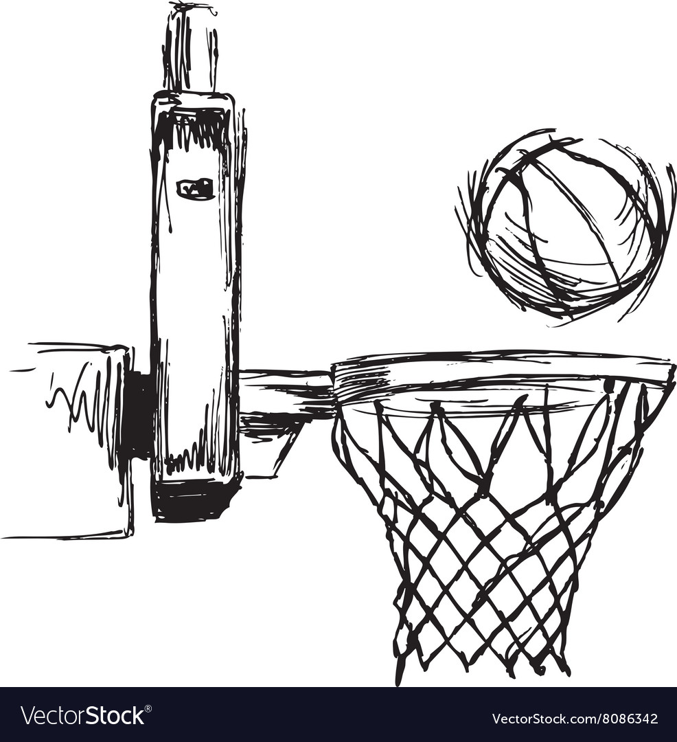 How To Draw A Simple Basketball Hoop - All You Need Infos