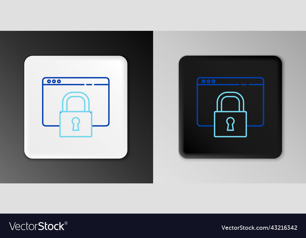 Line secure your site with https ssl icon Vector Image Line secure your site with https ssl icon