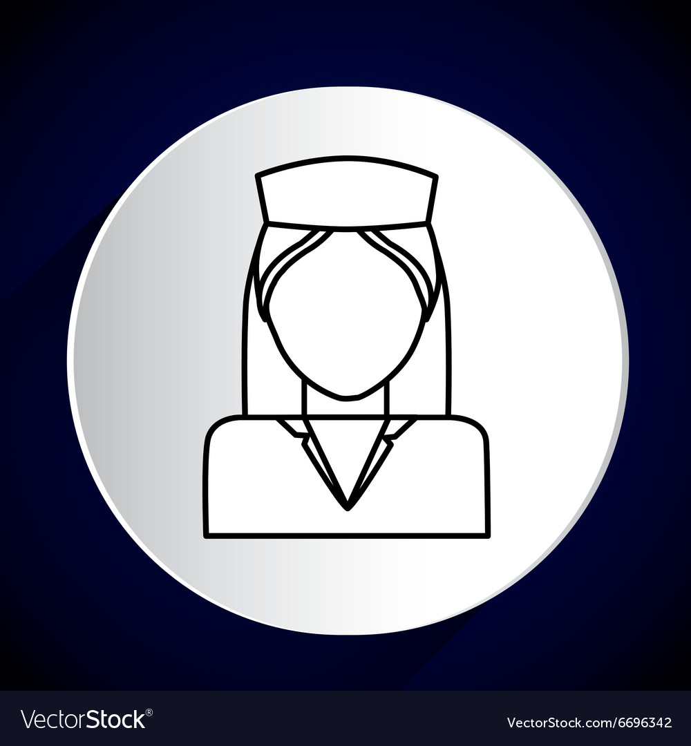 Medical healthcare round icon