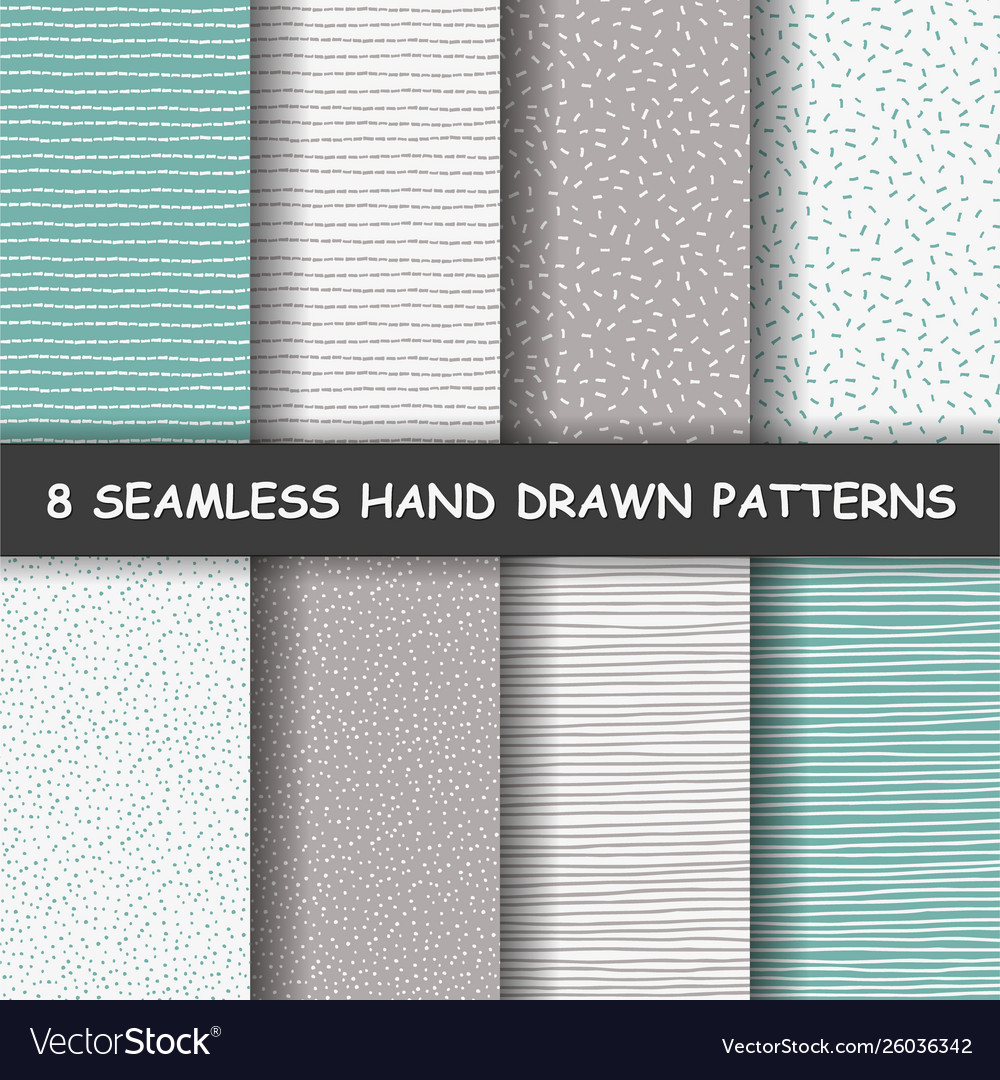 Seamless hand drawn patterns