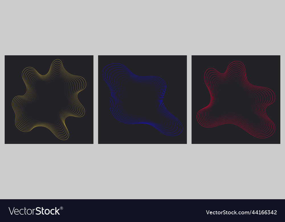 Set abstract background with colored vector image Set abstract background with colored