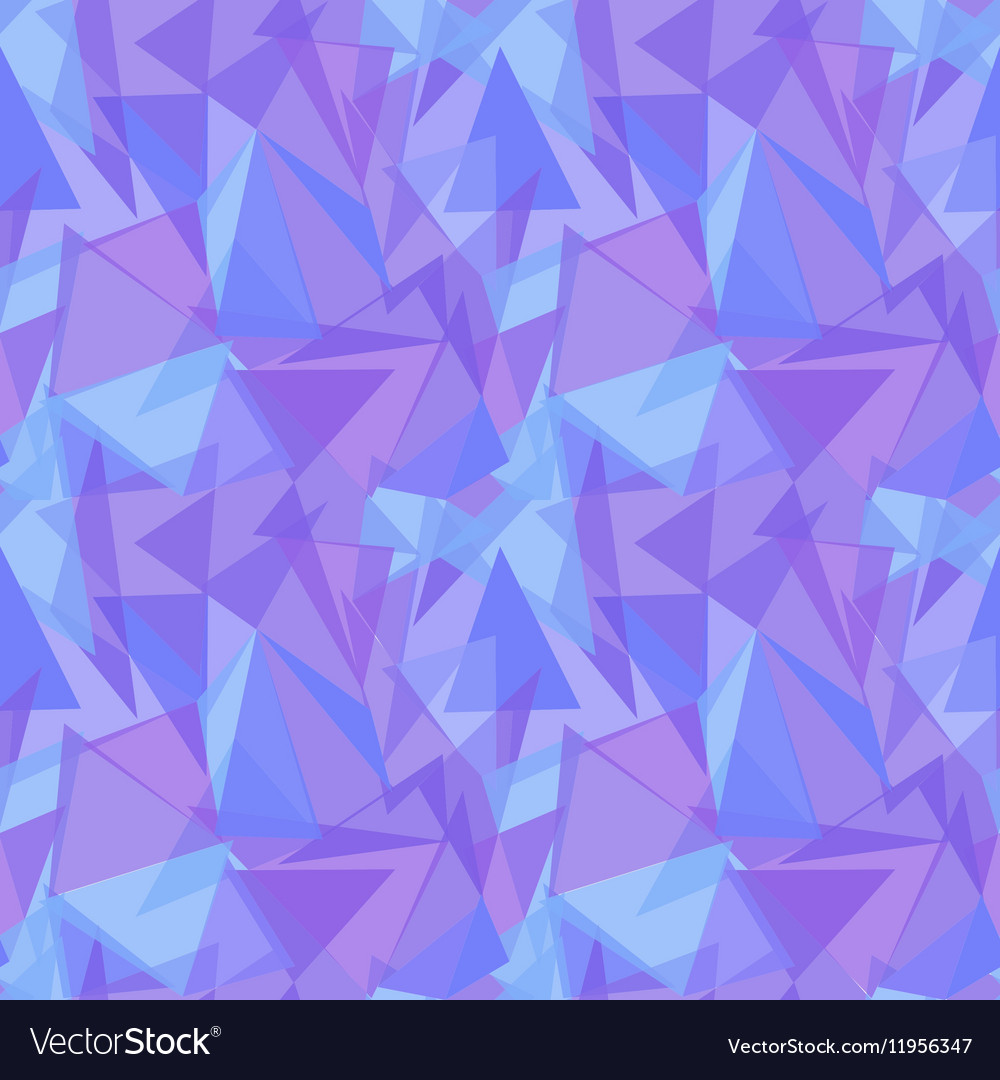 Abstract purple triangular seamless pattern