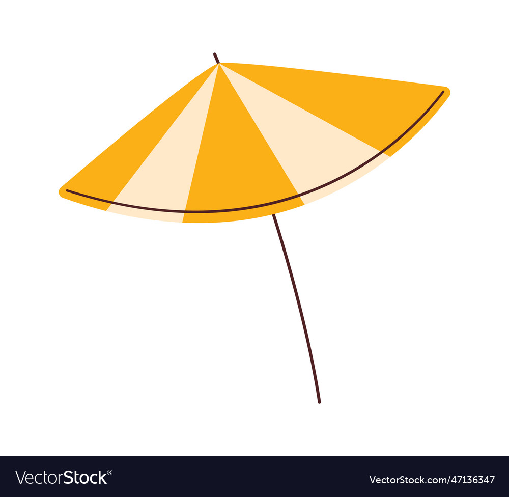 Beach sun umbrella Royalty Free Vector Image - VectorStock