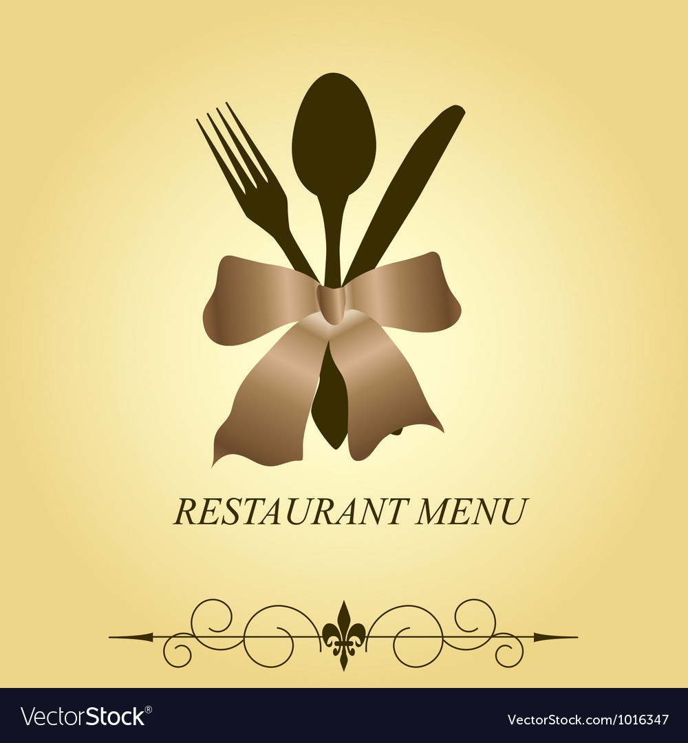 Concept of restaurant menu
