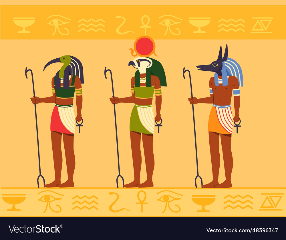 Egyptian gods set