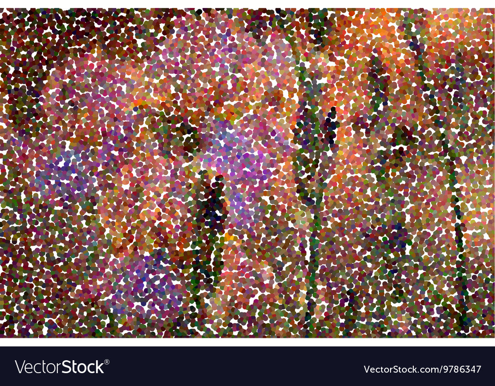 Natural flower background point mosaic