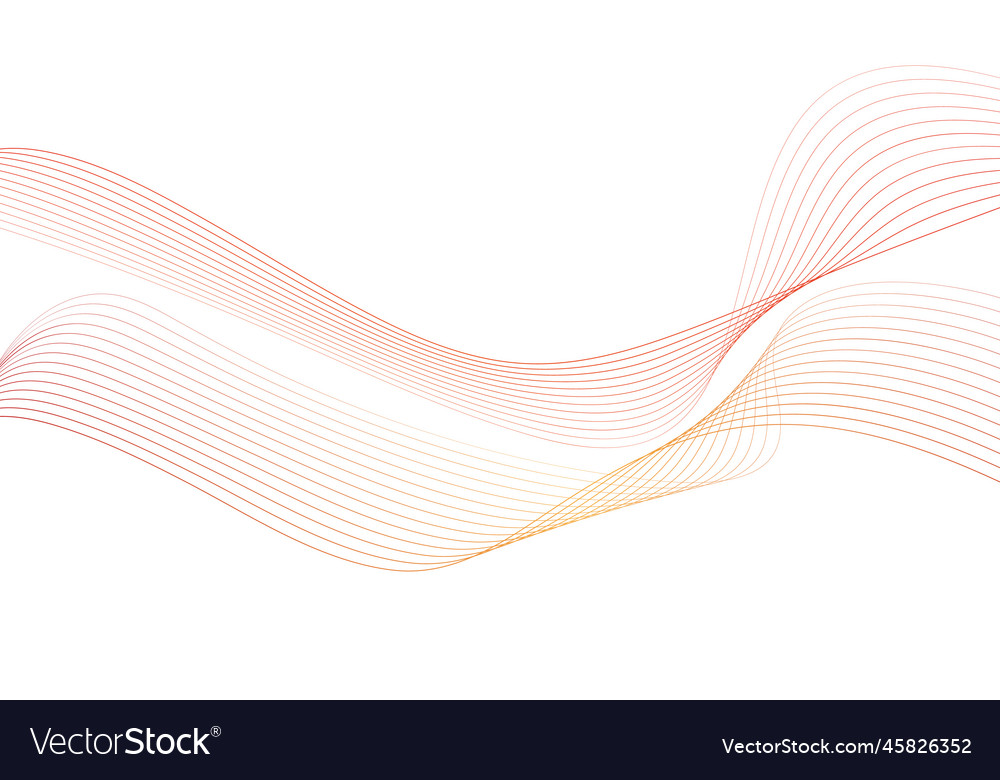 Abstract colorful wave element for design vector image Abstract colorful wave element for design