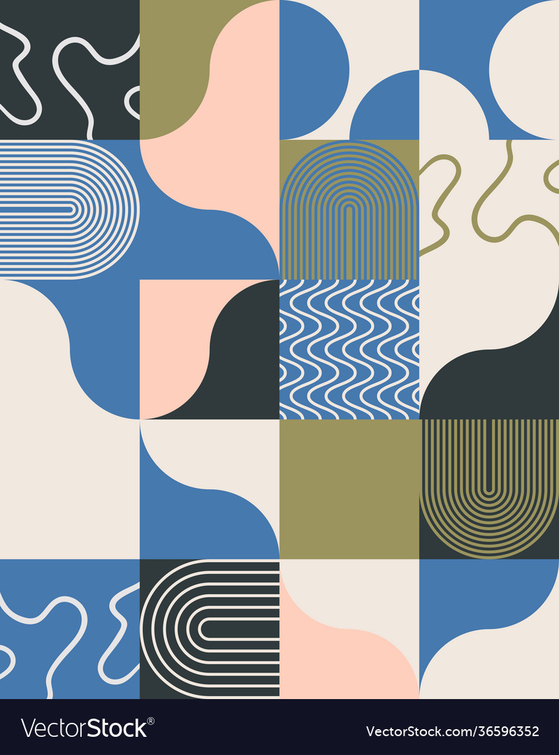 Abstract hand-drawn pattern design