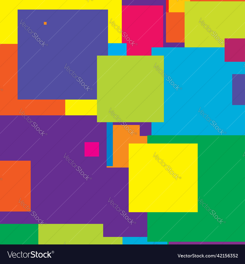 Abstract overlapping squares pattern Vector Image Abstract overlapping squares pattern