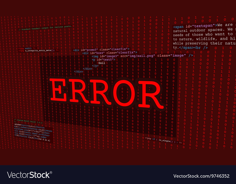 Error Code Screen