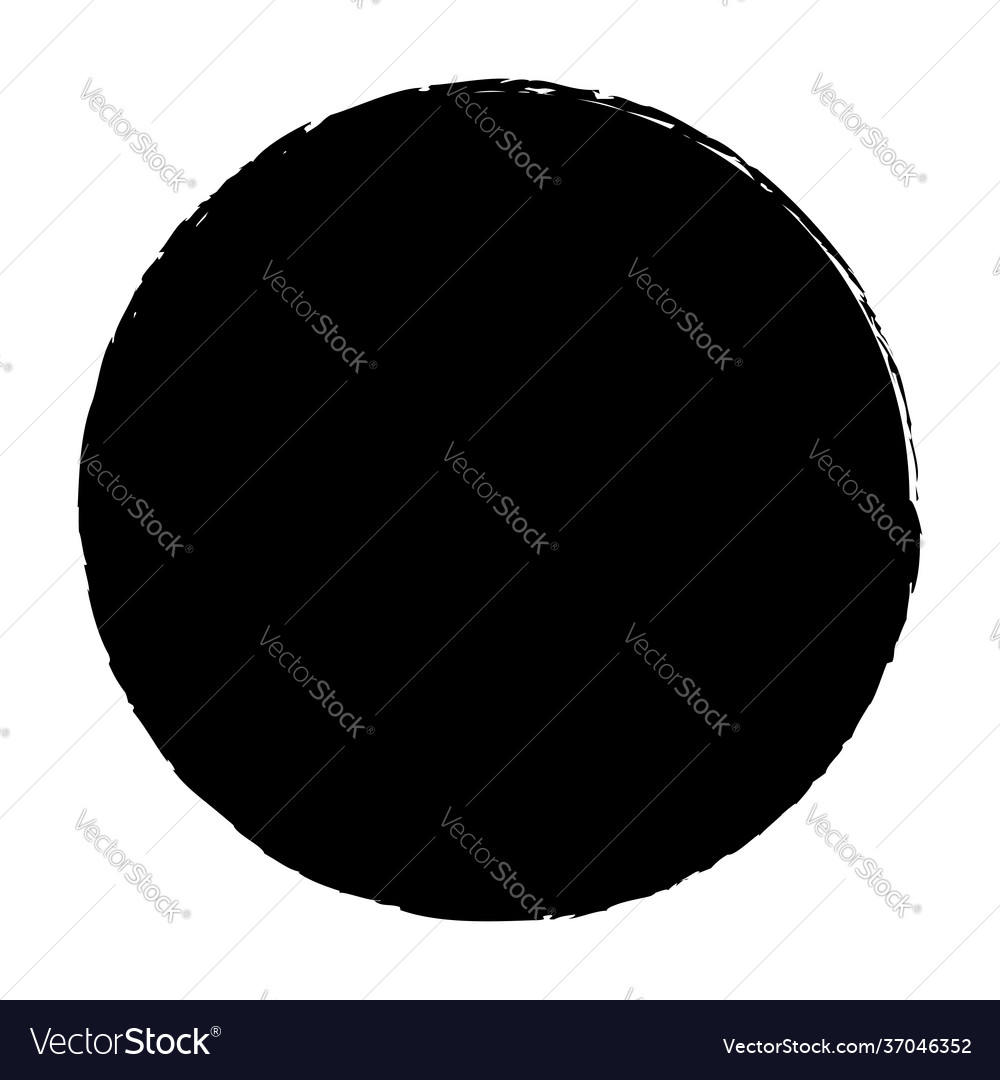 Grungy circle blob blotch